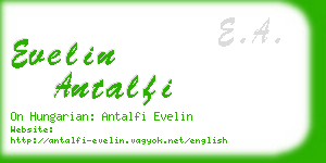 evelin antalfi business card